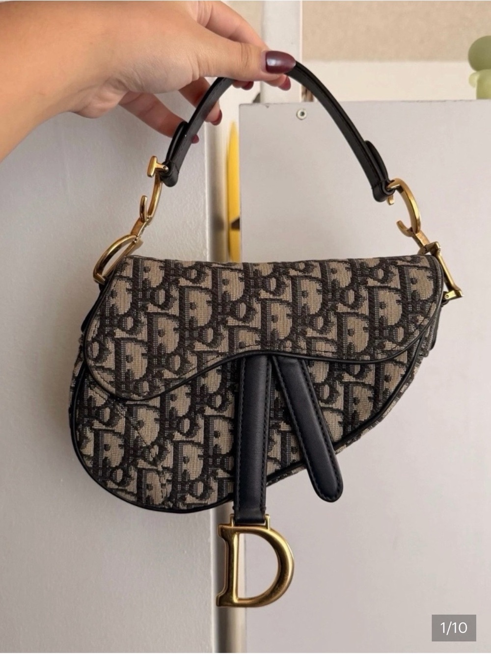 Christian Dior Oblique Mini Saddlebag